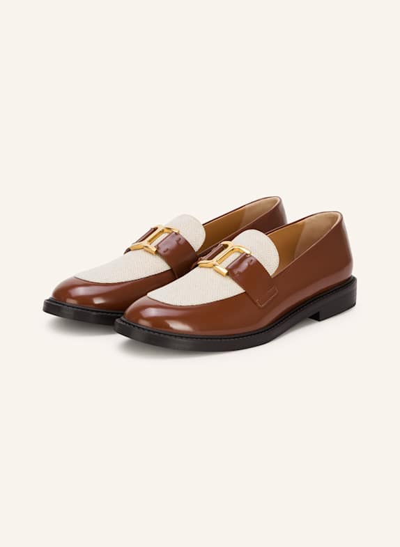 Chloé Loafers MARCIE COGNAC/ CREAM