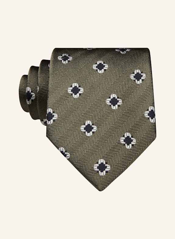 PAUL Tie OLIVE/ BLACK