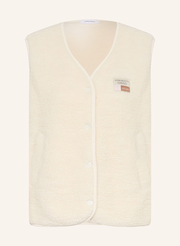 darling harbour Teddy vest ECRU