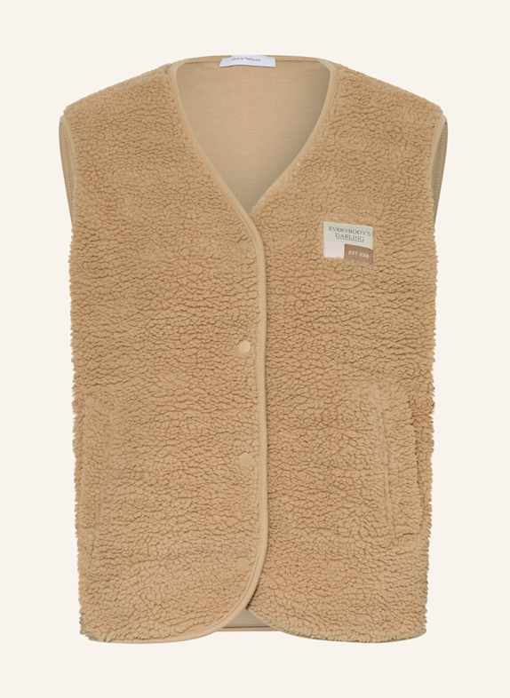 darling harbour Teddy vest CAMEL