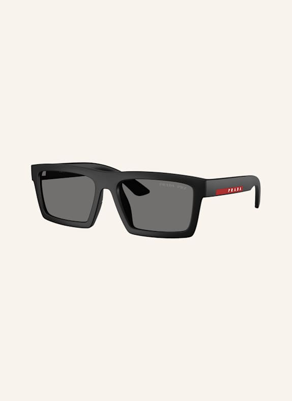 PRADA LINEA ROSSA Sunglasses PS A07S 1BO02G - BLACK/ DARK GRAY POLARIZED