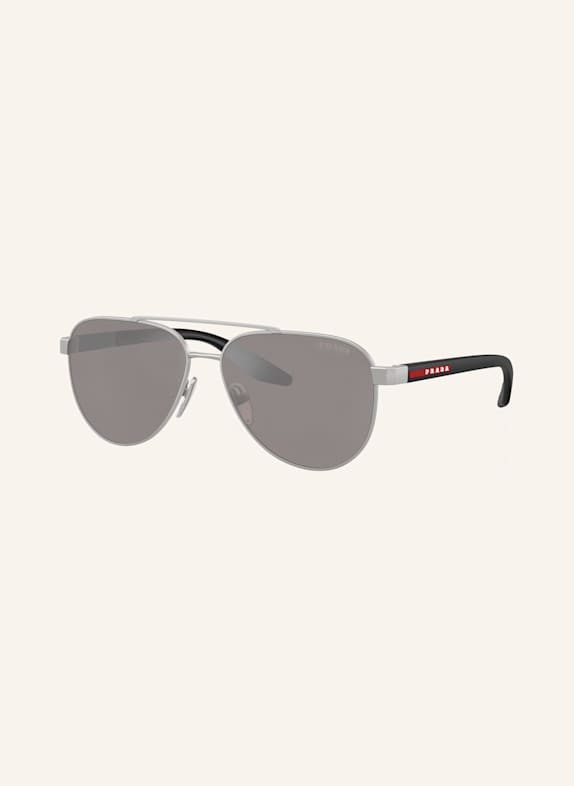 PRADA LINEA ROSSA Sonnenbrille PS A52S 18X80I - HELLGRAU/ LILA VERSPIEGELT