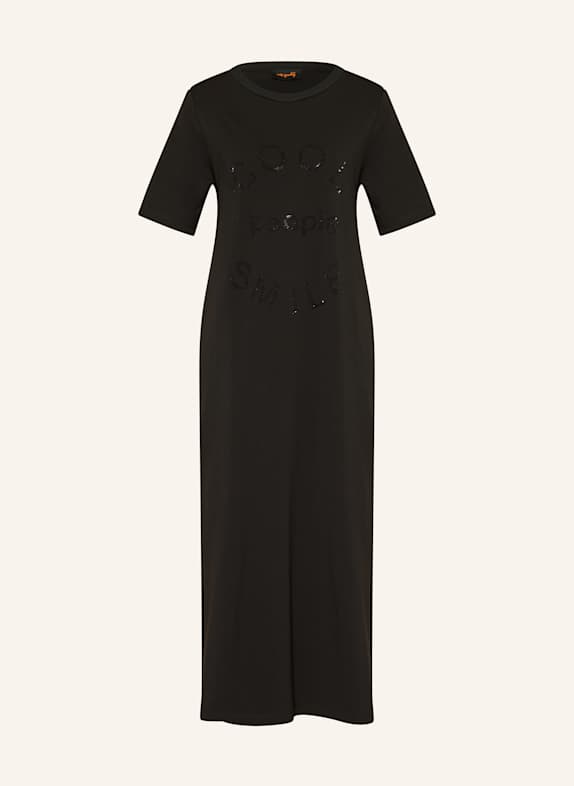 miss goodlife Jerseykleid mit Schmucksteinen SCHWARZ