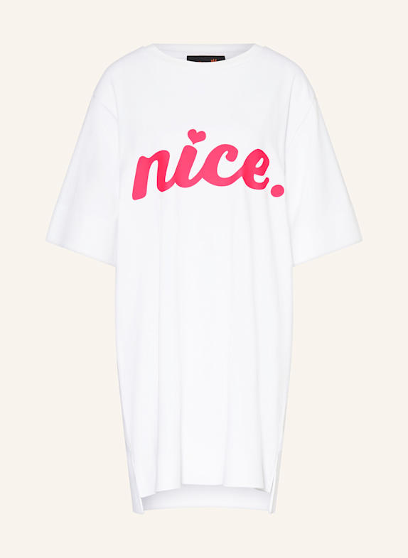 miss goodlife Sweatkleid WEISS / NEONGELB / NEONORANGE