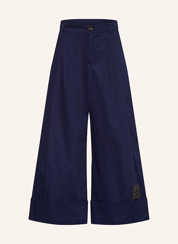 FENDI Marlenehose DUNKELBLAU