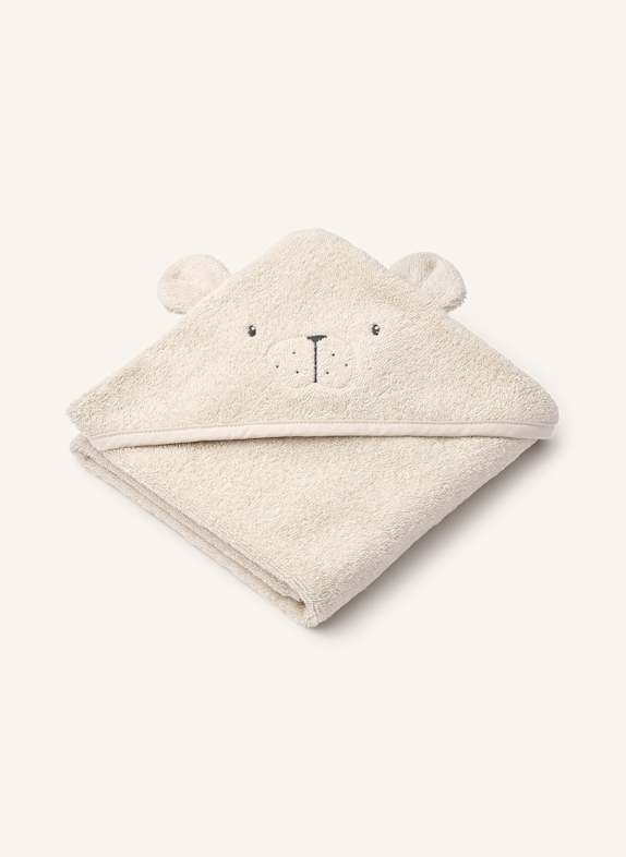 LIEWOOD Serviette à capuche ALBERT POLARBÄR CRÈME