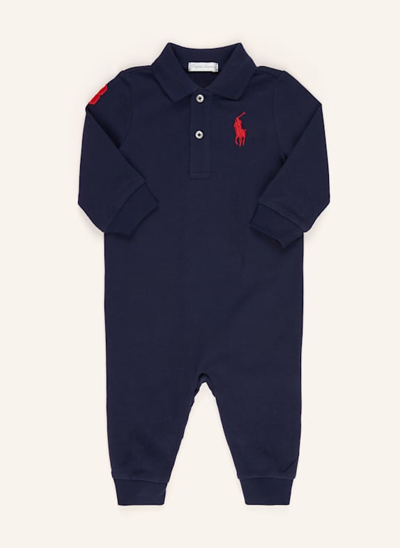 POLO RALPH LAUREN Piqué-Strampler BLAU