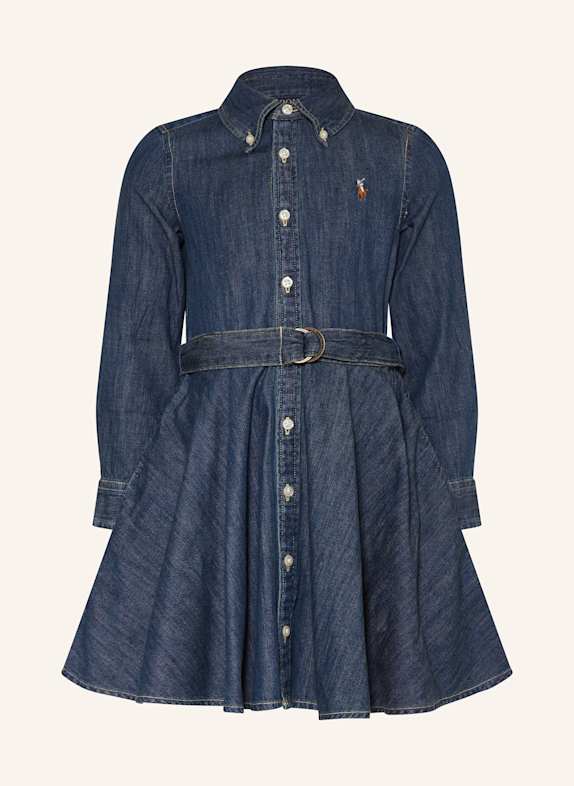 POLO RALPH LAUREN Jeanskleid DUNKELBLAU