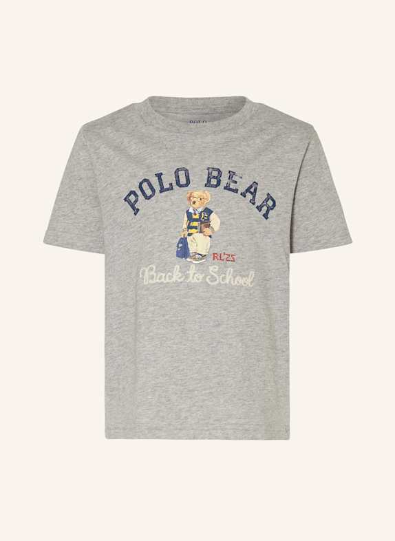 T-Shirt mit Lochstickereien T-Shirt POLO BEAR GRAU