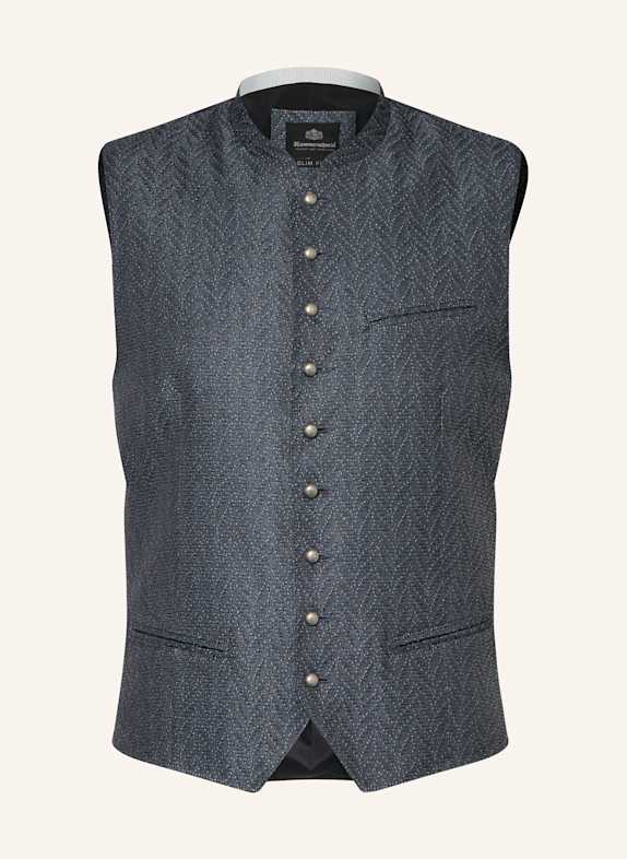 Hammerschmid Gilet traditionnel RICARDO BLEU FONCÉ