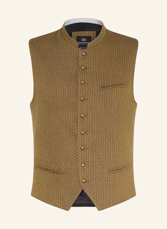 Hammerschmid Gilet traditionnel JONAS MARRON/ BEIGE