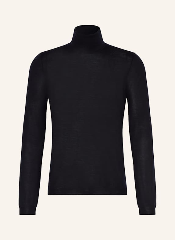 GIORGIO ARMANI Sweter z kaszmiru GRANATOWY