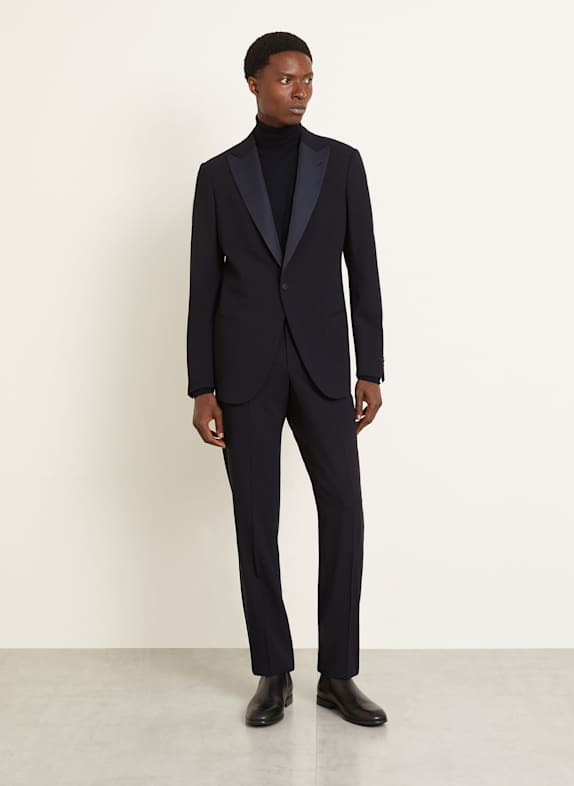 GIORGIO ARMANI Smoking SOHO coupe slim BLEU FONCÉ