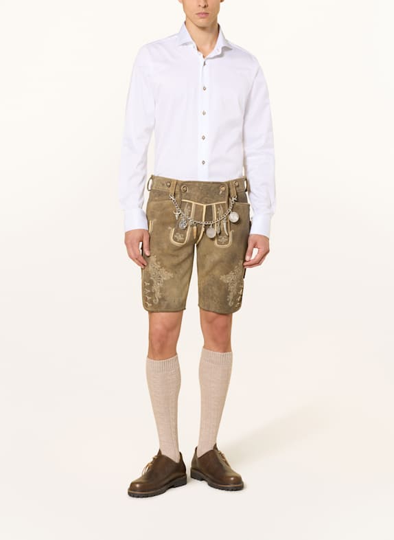 DU4 Traditionel skjorte SEBI Regular Fit HVID