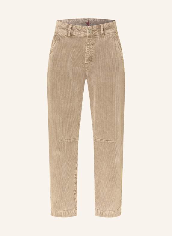 Buena Vista Barrel jeans made from corduroy TAUPE