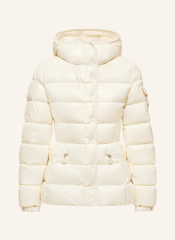 MONCLER Péřová bunda BARANTE KRÉMOVÁ