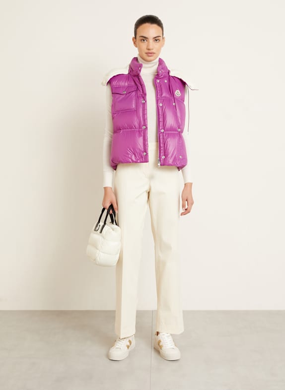 MONCLER Doudoune sans capuche amovible FUCHSIA