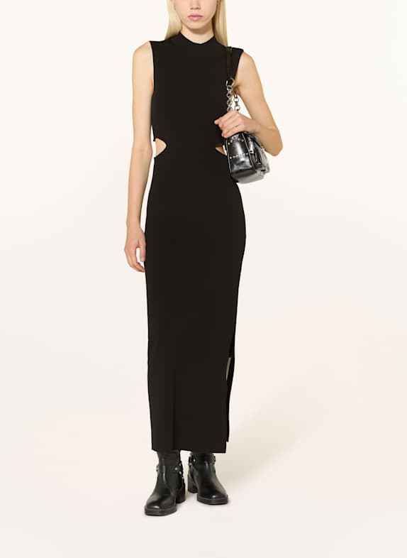 GESTUZ Strickkleid GZBRINNETT mit Cut-outs SCHWARZ