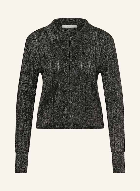 GESTUZ Strickjacke GZMABEL mit Glitzergarn SCHWARZ