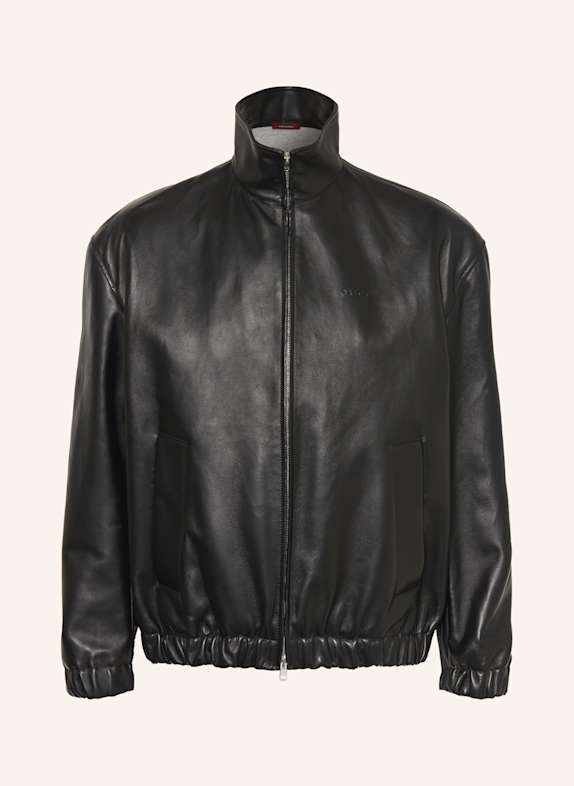 GUCCI veste en cuir NOIR
