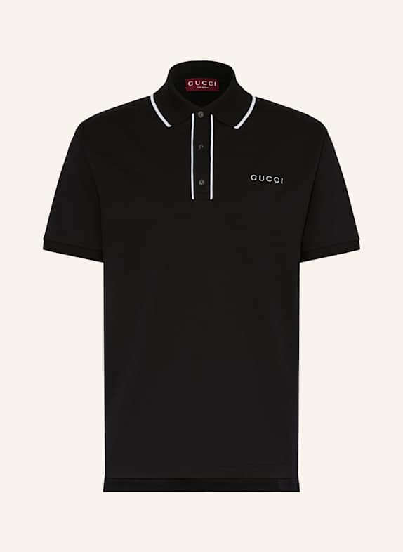 GUCCI Piqué-Poloshirt Regular Fit 1043 Black/Mix