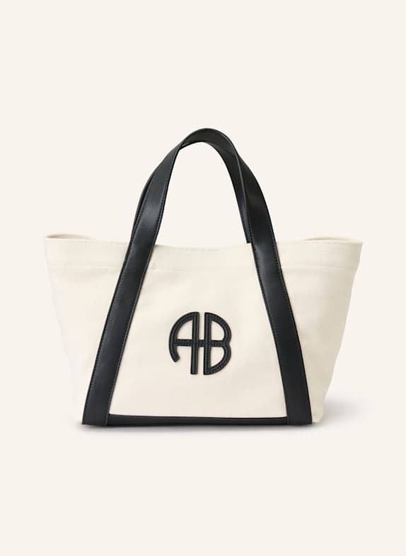 ANINE BING Umhängetasche CARA SMALL CREME/ SCHWARZ