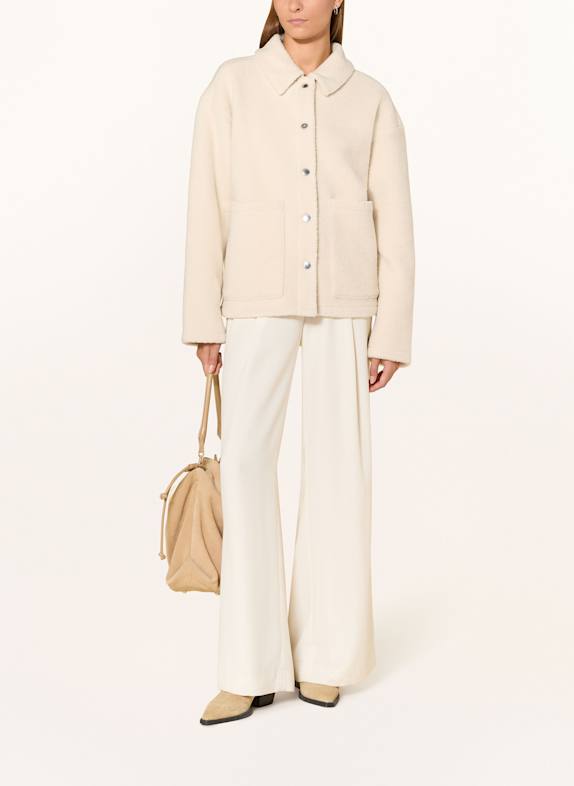 BARBOUR INTERNATIONAL Teddyfell-Jacke RAE ECRU