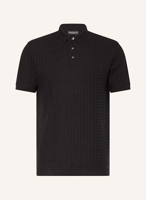 EMPORIO ARMANI Jersey-Poloshirt Regular Fit SCHWARZ