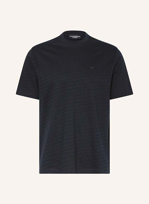EMPORIO ARMANI T-Shirt DUNKELBLAU/ SCHWARZ