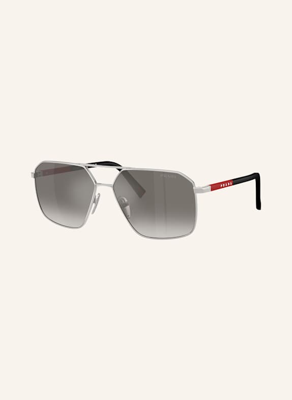 PRADA LINEA ROSSA Sonnenbrille PS A505 1BC02M - SILBER/ GRAU VERLAUF