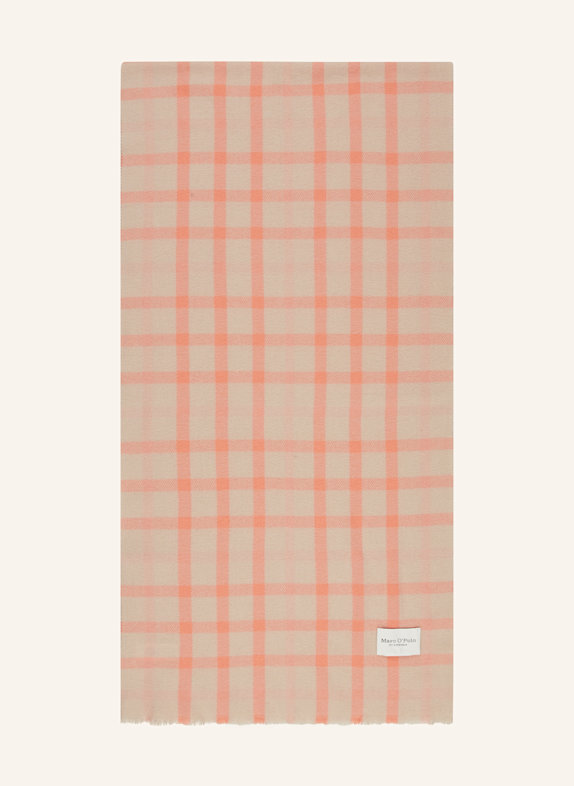 Marc O'Polo Scarf CREAM/ SALMON