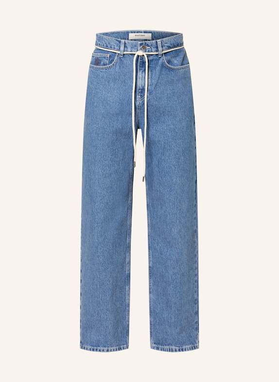 about:blank Jeansy relaxed fit mid wash blue