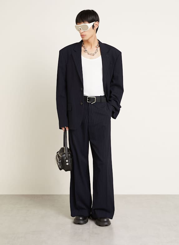 Acne Studios Pantaloni de costum Regular Fit BG3 MARINĂ