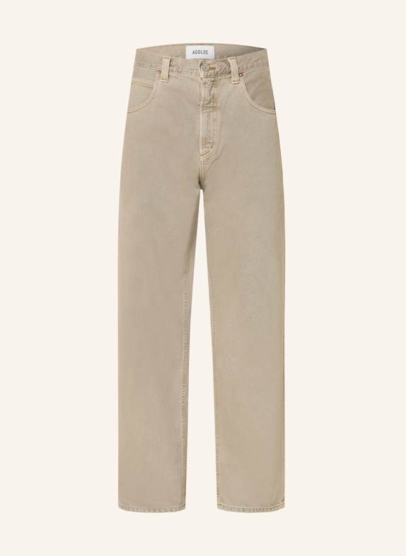 AGOLDE Džíny FUSION Baggy Tapered Fit wic wicker (md wsh grey)