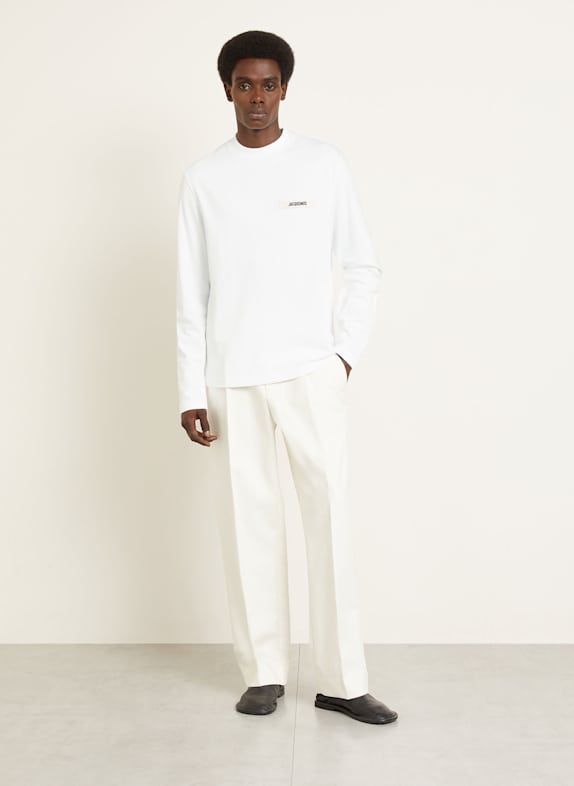 JACQUEMUS Longsleeve WIT