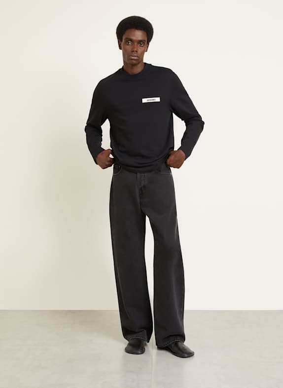 JACQUEMUS Longsleeve ZWART