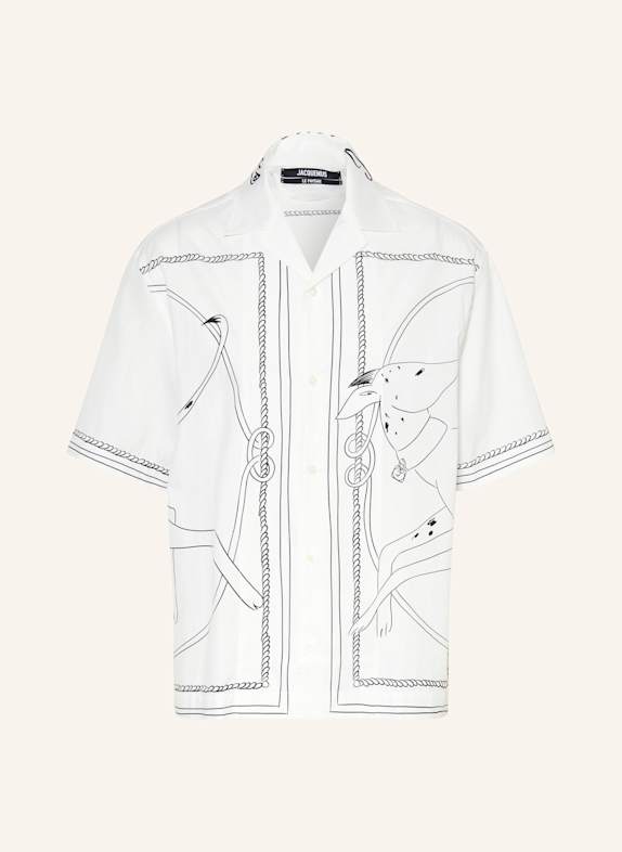 JACQUEMUS Resort shirt LA CHEMISE JEAN Comfort Fit WHITE