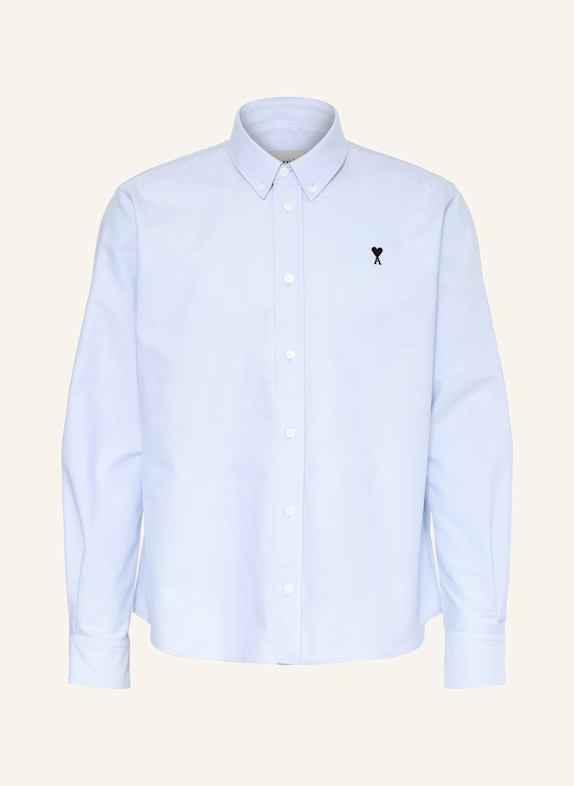 AMI PARIS Koszula oxford classic fit JASNONIEBIESKI