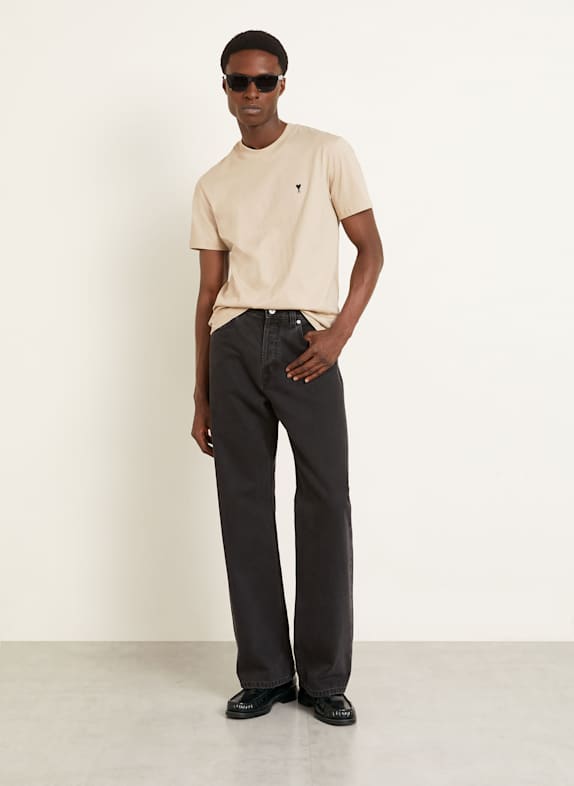 AMI PARIS T-shirt MARRON CLAIR