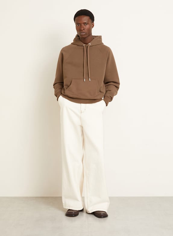 AMI PARIS Hoodie BROWN