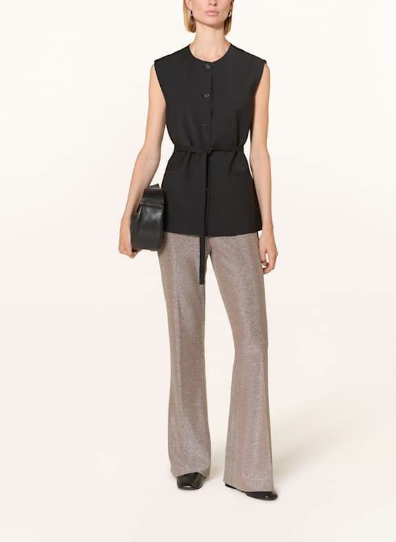 Joseph Ribkoff SIGNATURE Pantalon en jersey avec fil pailleté TAUPE