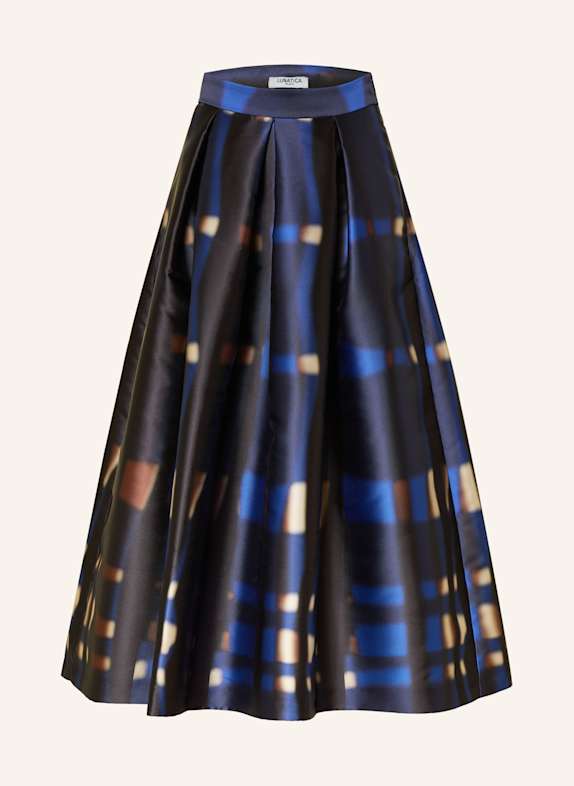 LUNATICA MILANO Faltenrock DUNKELBLAU / BLAU