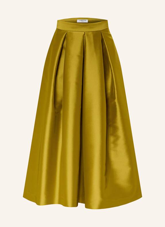 LUNATICA MILANO Faltenrock GRÜN