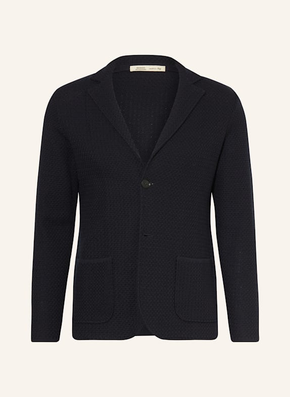 MAURIZIO BALDASSARI Stricksakko SAN MARCO Extra Slim Fit DUNKELBLAU