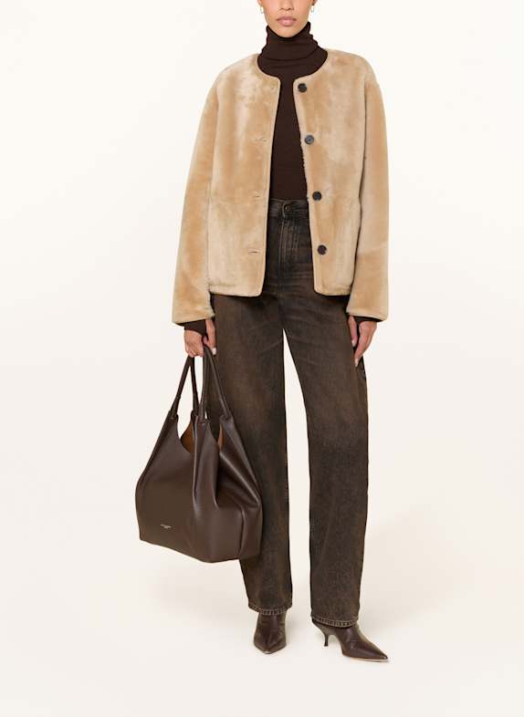 ARMA Teddyfell-Jacke LUCINE zum Wenden BEIGE