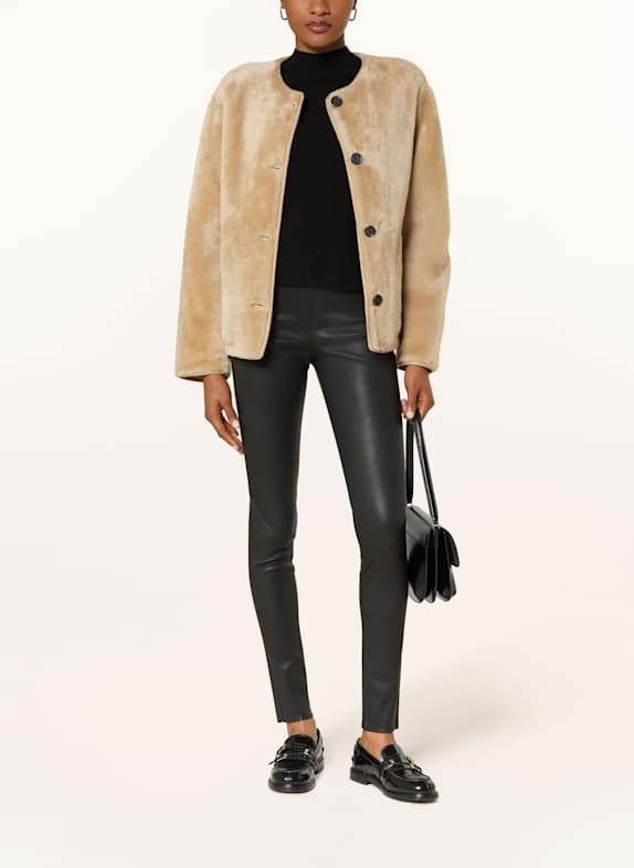 ARMA Leren legging ROCHE ZWART