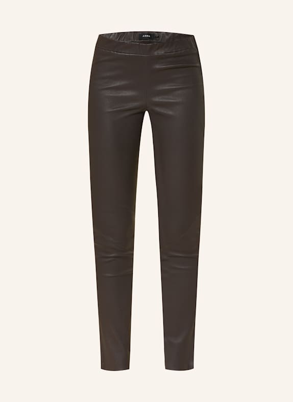 ARMA Lederleggings ROCHE DUNKELBRAUN