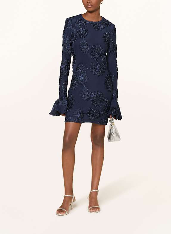 ROTATE Robe en maille BLEU FONCÉ