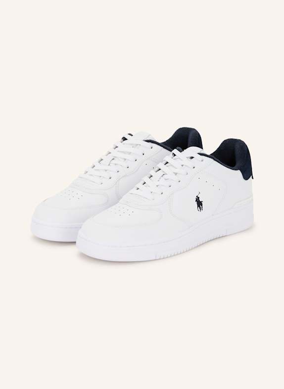 POLO RALPH LAUREN Sneaker WEISS/ DUNKELBLAU