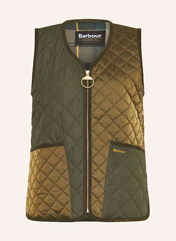 Barbour Steppweste HESLERTON GILE OLIV / KHAKI